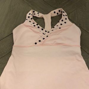 Lululemon Women’s Light Pink Small workout top.